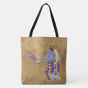 Bolsa Tote Fan Dancer Nativo Americano