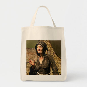 Bolsa Tote Fantasia Bruxa Aldeia Medieval Halloween