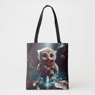 Bolsa Tote Fantasia Coruja Aventureira Água