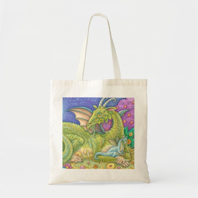 Bolsa Tote Fantasia de TOTE BAG - Dragão Azul da próxima gera (Frente)