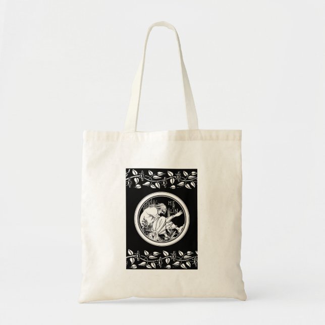 Bolsa Tote Fantasia Merlin Art Nouveau (Frente)