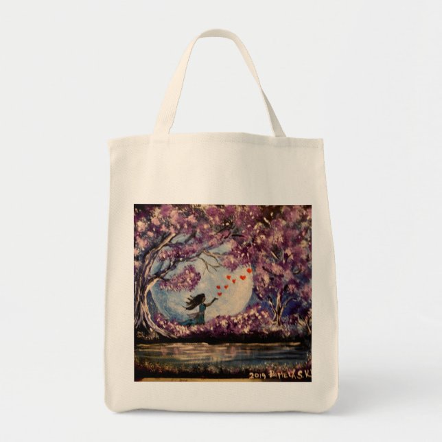 Bolsa Tote Fantasia Roxa (Frente)