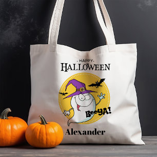 Bolsa Tote Fantasma Amigável Halloween Personalizado