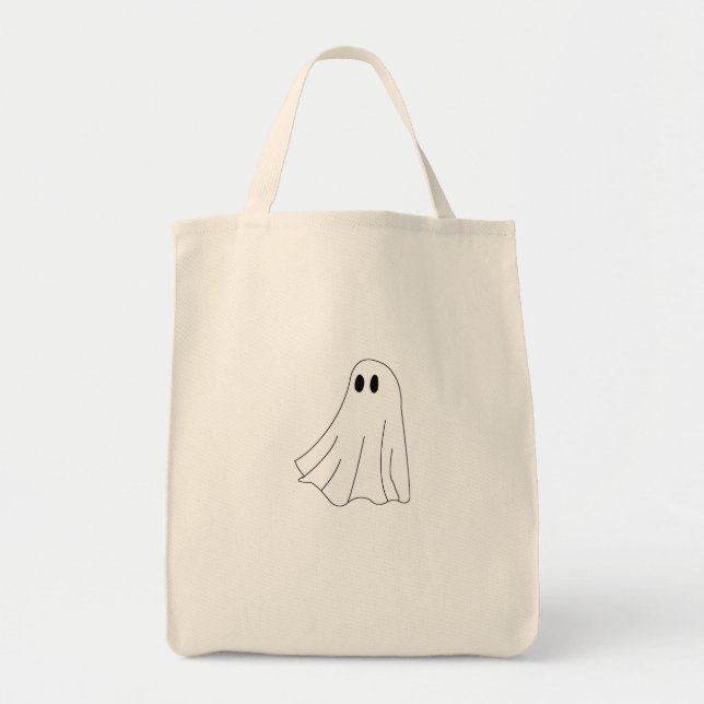 Bolsa Tote Fantasma Assustador (Frente)