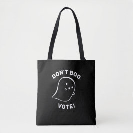 Bolsa Tote Fantasma Bonita Não Boo, Vote! Toque do Ombro