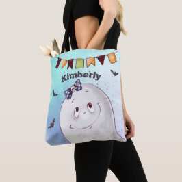 Bolsa Tote Fantasma de Cubo Personalizado