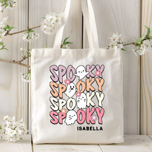 Bolsa Tote Fantasma de Halloween de Spooky Repetite Bonito Pe
