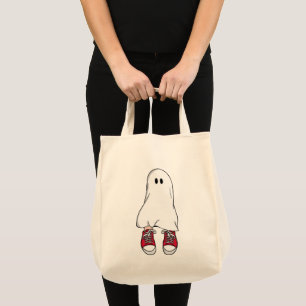 Bolsa Tote Fantasma em tênis vermelhos