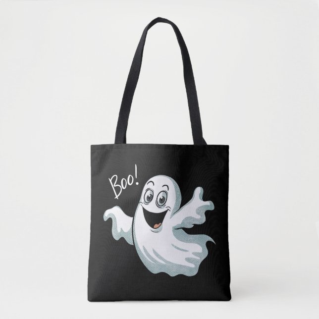 Bolsa Tote Fantasma Feliz (Frente)