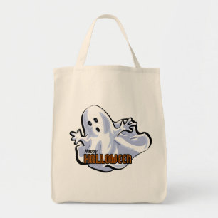 Bolsa Tote Fantasma feliz do Dia das Bruxas