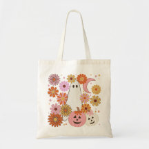 Fantasma Floral Retro Halloween