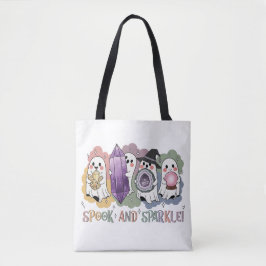 Bolsa Tote Fantasmas bonitos cristalinos Halloween Magia