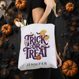 Bolsa Tote Fantasmas Caprichosos Dia das Bruxas