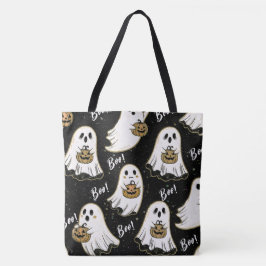 Bolsa Tote Fantasmas Chic de Halloween