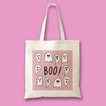 Fantasmas de Halloween doces ou travessuras