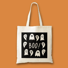 Bolsa Tote Fantasmas de Halloween Doces ou Travessuras