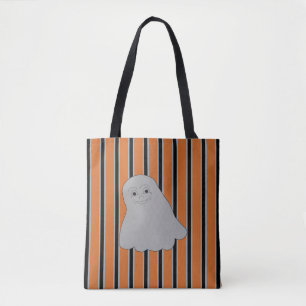 Bolsa Tote Fantasmas do Dia das Bruxas Divertidas e Ricos