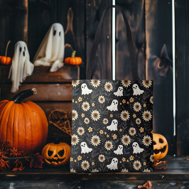 Bolsa Tote Fantasmas do Gótico de Verão e Girassóis Spooky