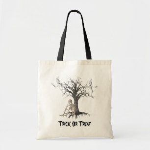 Bolsa Tote Fantasmas Skeleton Halloween Engraçado Tote Bag