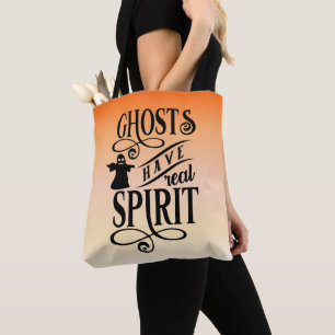 Bolsa Tote Fantasmas Têm Verdadeiro Espírito Laranja Gradie H
