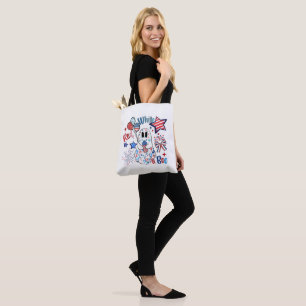 Bolsa Tote Fantasmas Vermelhos Brancos Boo Patrióticos de Hal