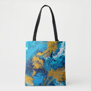 Bolsa Tote Fantasy Colors: fundo de Abstrato artístico.