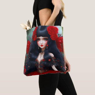 Bolsa Tote Fantasy Cuja Fada Vermelha Fada Princesa