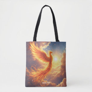 Bolsa Tote Fantasy Cuja Flaming Phoenix Sobe