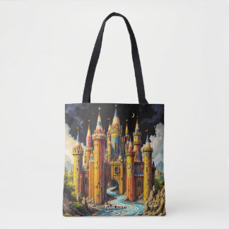 Bolsa Tote Fantasy Cute Castle De Lápis