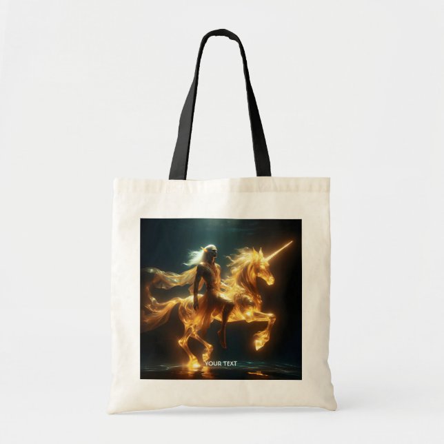 Bolsa Tote Fantasy Cute Eethal Underwater Unicorn (Frente)