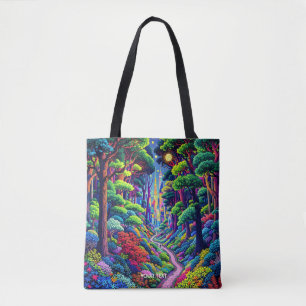 Bolsa Tote Fantasy Cute Forest And City