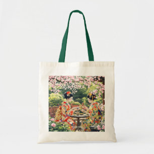 Bolsa Tote Fantasy Cute Kioto Garden Tea