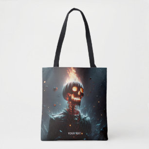 Bolsa Tote Fantasy Cute Lanterna Pumpkin Halloween