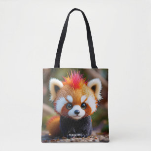 Bolsa Tote Fantasy Cute Panda Red Hai