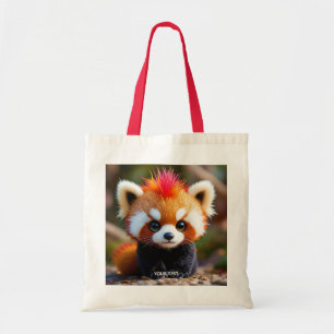 Bolsa Tote Fantasy Cute Panda Red Hai