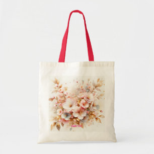 Bolsa Tote Fantasy Cute Pastel Pink Sakura