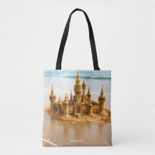 Bolsa Tote Fantasy Cute Sand Castle Beach
