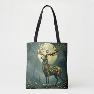 Bolsa Tote Fantasy Cute Steampunk Deer Forest