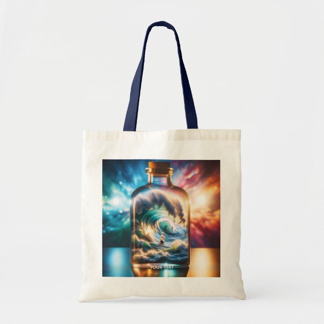 Bolsa Tote Fantasy Cute Storm In Bottle (Frente)