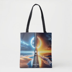 Bolsa Tote Fantasy Cute Zipper Night Day
