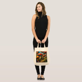 Bolsa Tote Fantasy Mushrom Tote Bag