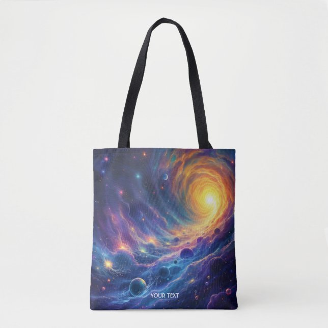 Bolsa Tote Fantasy - Óculos do Sol Espacial (Frente)