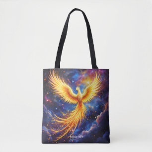 Bolsa Tote Fantasy Phoenix Stars Space