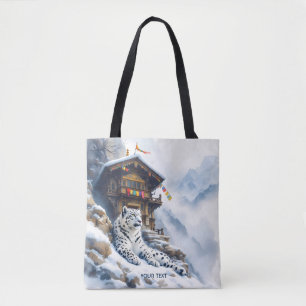 Bolsa Tote Fantasy White Lepard Snow