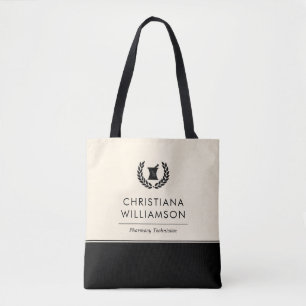 Bolsa Tote Farmacêutico Elegante Personalizado Técnico de Far