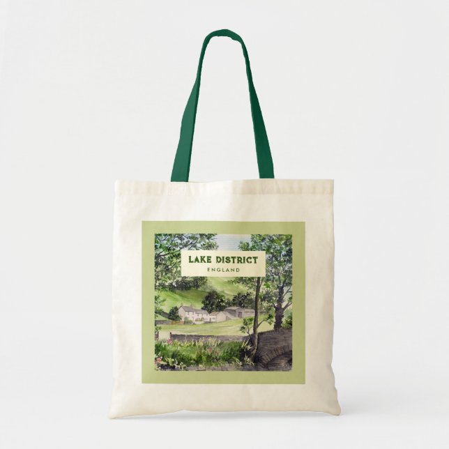 Bolsa Tote Farmhouse perto do Distrito de Trélmere Lake, Ingl (Frente)