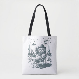 Bolsa Tote Faroeste OVNI Cowboys