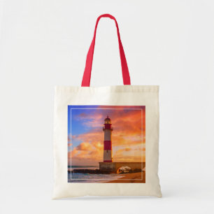 Bolsa Tote Faróis Farol de Itapuã Bahia Brasil