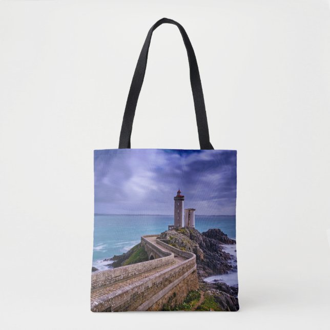 Bolsa Tote Faróis | Petit Minou Lighthouse França (Frente)