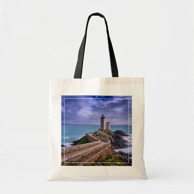 Bolsa Tote Faróis | Petit Minou Lighthouse França (Frente)